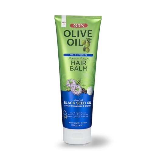 ORS Olive Oil Hair Balm for Moisturizing, Relaxing, and Restoring Hair