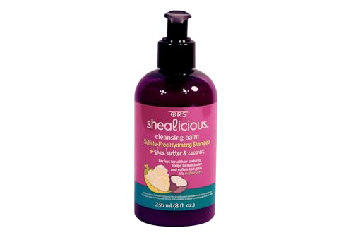 ORS Shealicious Sulfate-Free Shampoo for Hydration - 8 oz (235ml) Pump - Pack of 3
