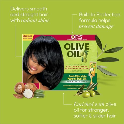 ORS Olive Oil Hair Nourish & Grow Relaxer Bundle